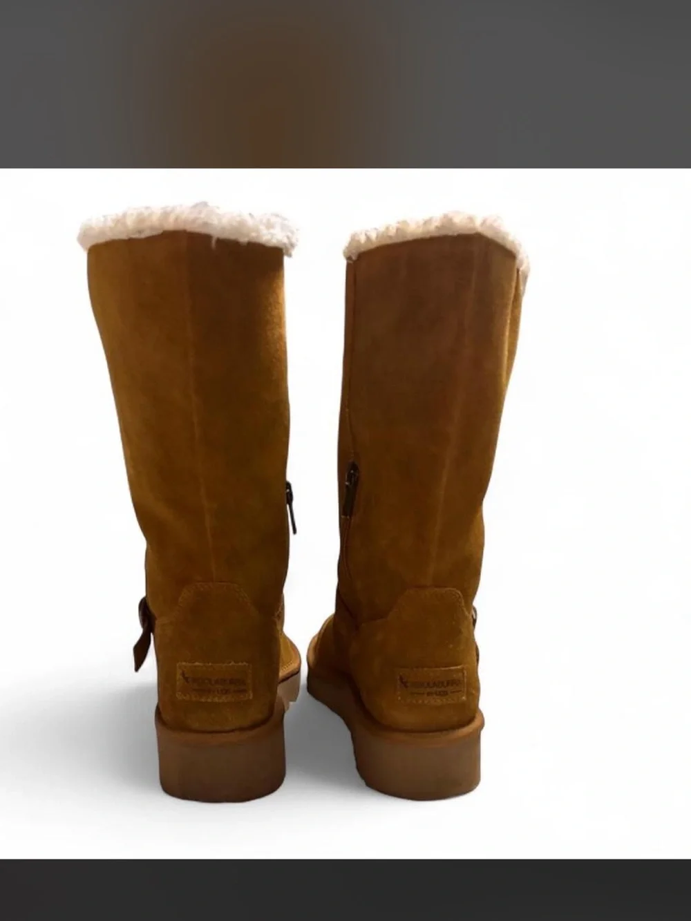 KOOLABURRAby UGG- Kelissa Tall Boots Womens Chestnut Suede Leather- Size: 7.